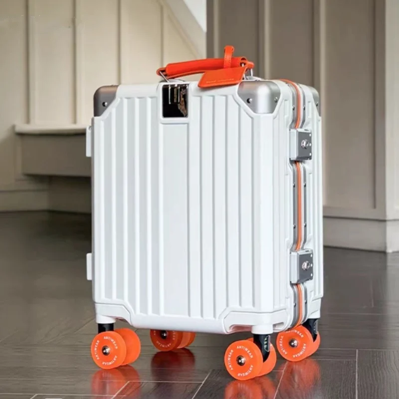 Aluminum Frame Carry On Luggage - Valigia da viaggio leggera con ruote,