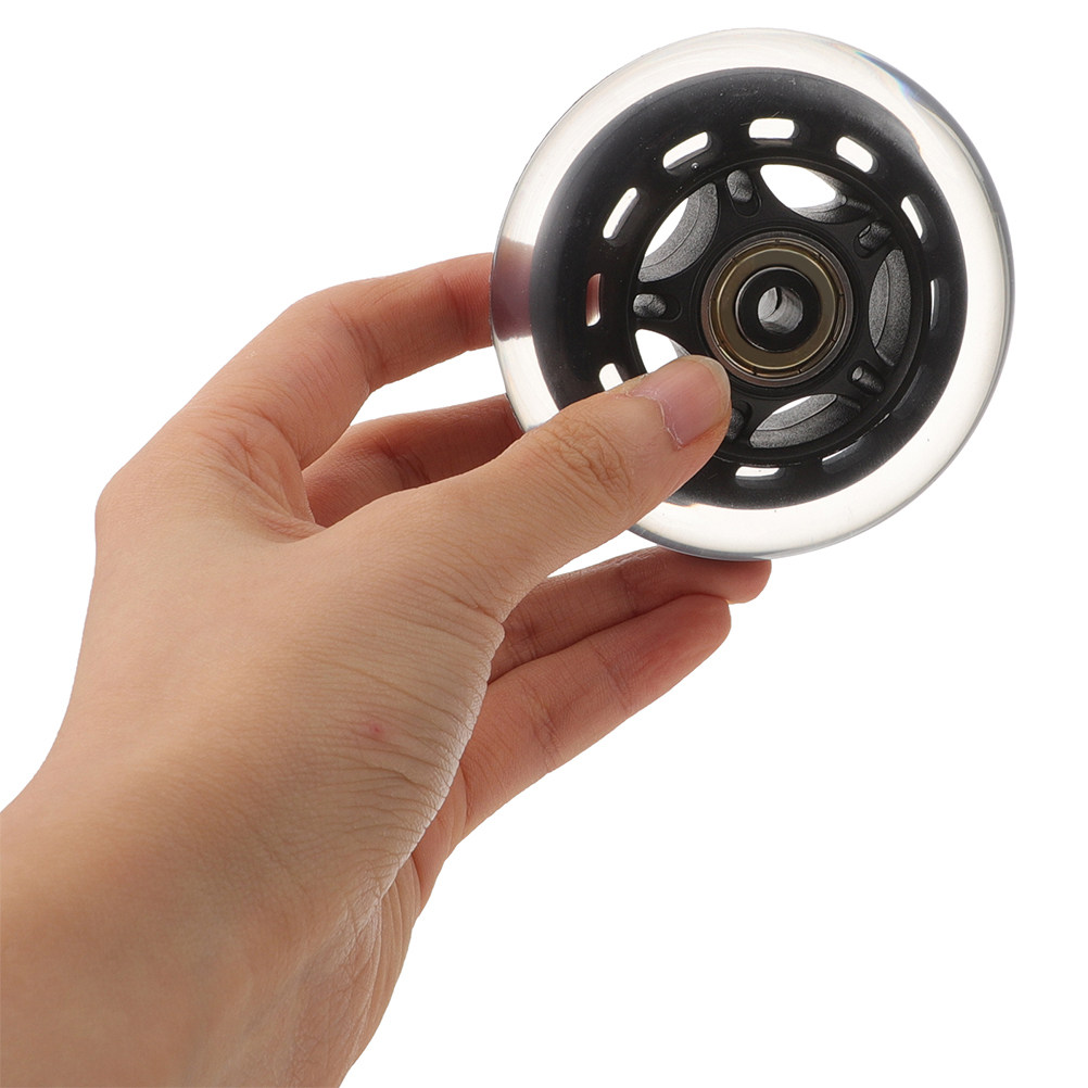 Silent Replacement Luggage Wheels - 4 ruote di ricambio trasparenti per