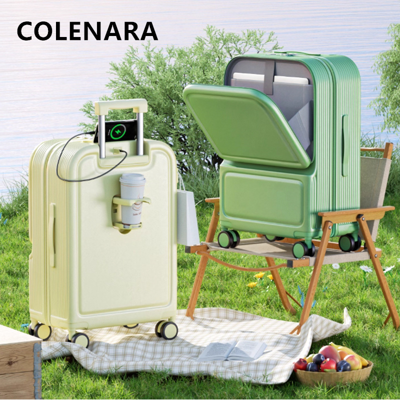 Front Opening Laptop Luggage 24 Inch - COLENARA ABS + PC Valigia Apertura