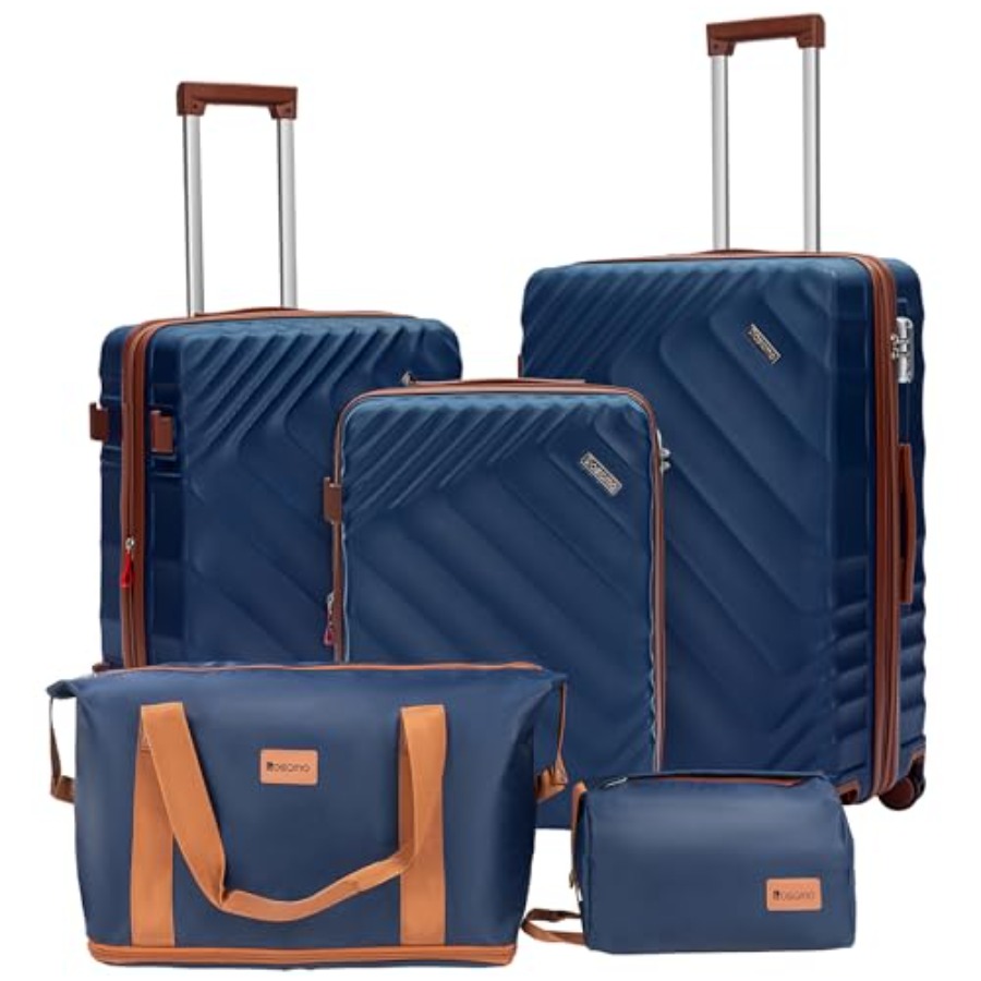 Set di 5 Valigie Espandibili a - Expandable Hard Shell Luggage Set recensione e prezzo