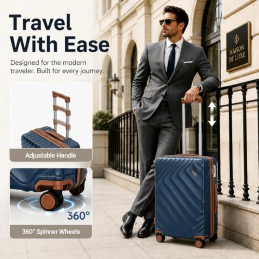 Set di 5 Valigie Espandibili a - Expandable Hard Shell Luggage Set recensione e prezzo