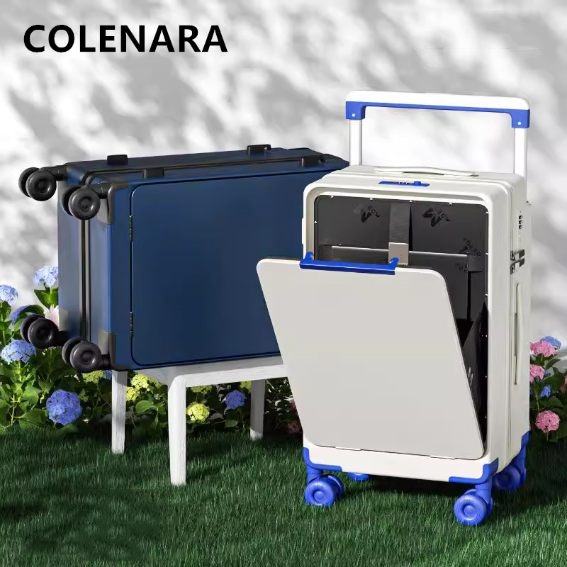 Valigia COLENARA in ABS+PC con - Front Opening Laptop Luggage 24 Inch recensione e prezzo