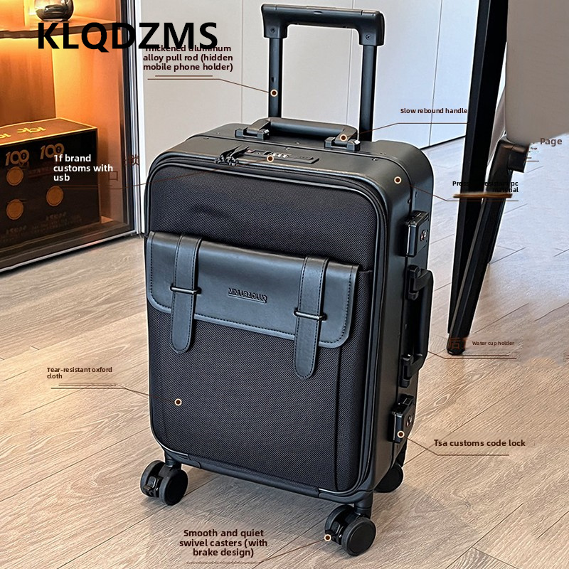 KLQDZMS Valigia in Tessuto Oxf - Spinner Wheel Rolling Suitcase 20 Inch recensione e prezzo