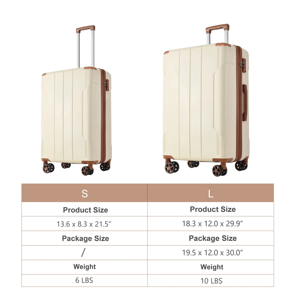 Set di Valigie Rigide in ABS 2 - Expandable Hard Shell Luggage Set recensione e prezzo