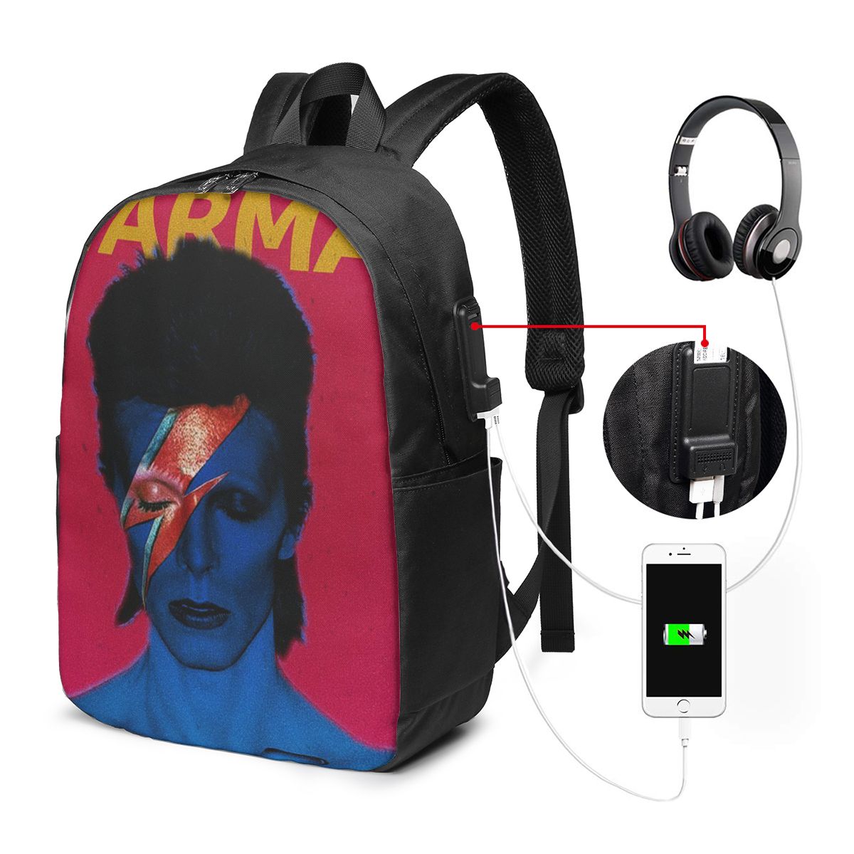 Zaino Davids Bowied, borsa da  - Backpacks recensione e prezzo