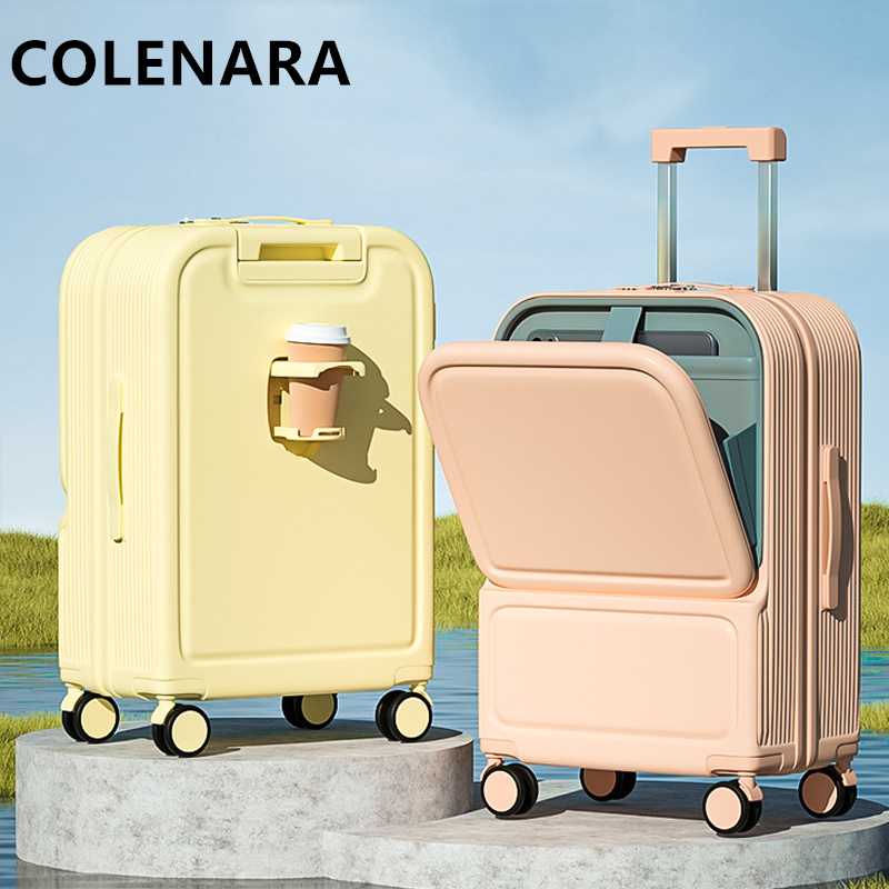 COLENARA ABS + PC Valigia Aper - Front Opening Laptop Luggage 24 Inch recensione e prezzo